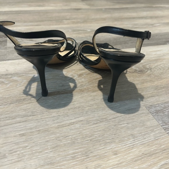 Jimmy Choo Black Stiletto Heels with Slingback Strap - Picture 3 of 8